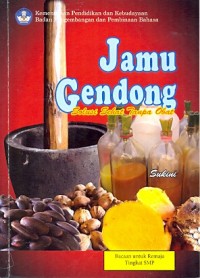 JAMU GENDONG
SOLUSI SEHAT TANPA OBAT