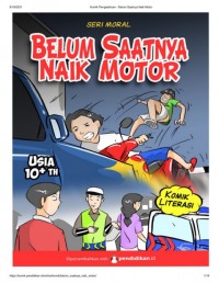 Belum satnya naik motor