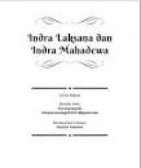 Indra Laksana dan Indra Mahadewa